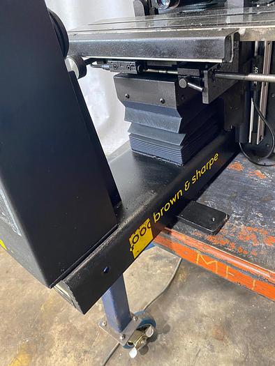 Used Brown & Sharpe Optical Comparator w/ Heidenhain Quadra-Chek ND 1200 DRO 32-3552