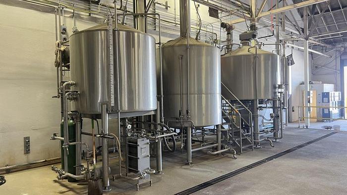 Used Brewhouse, 25 BBL, 3-Tank, JV Northwest #C744684