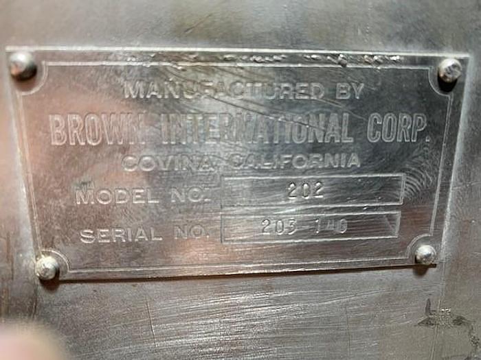 Used Pulper, Finisher, Brown, 202, 30 HP #D744017