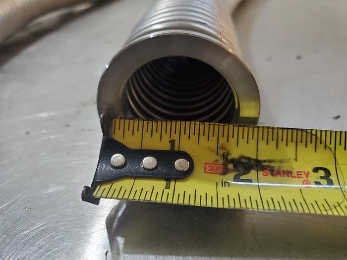 2" Dia. x 23.5" Length Stainless Steel CNC Flexible Exhaust Hose