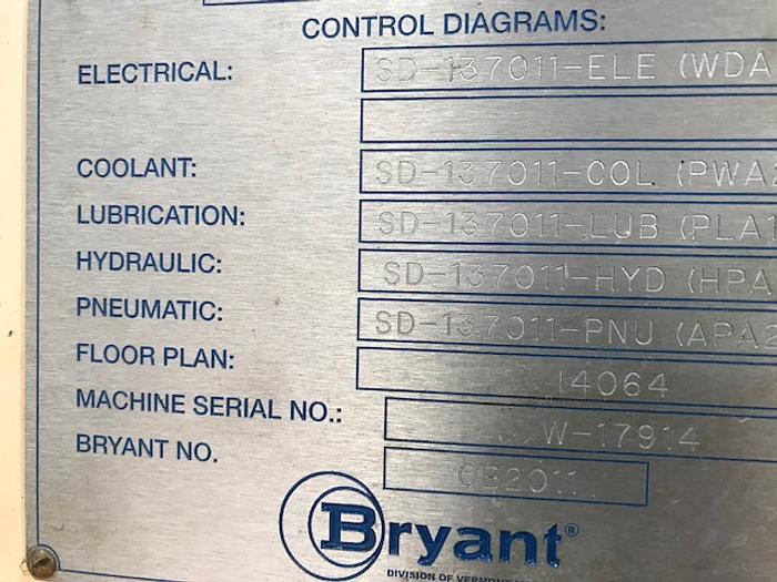 Used BRYANT LL2U-MULTI SURFACE CNC ID GRINDER NEW 2009