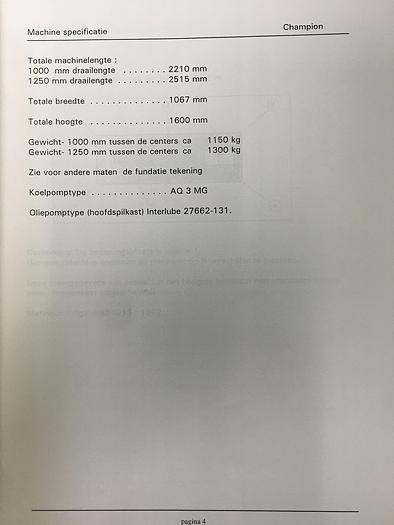 Gebruikt ENR Champion draaibank