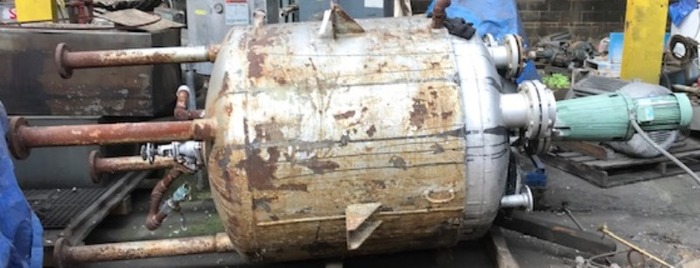 Used 400 Gal Stainless Steel Jacketed Tank