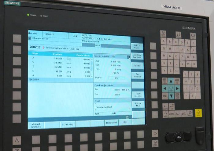 Used 2003 Handtmann PBZ NT 400 T-2 5-Axis Profile Machining Center PBZ NT 400 T-2