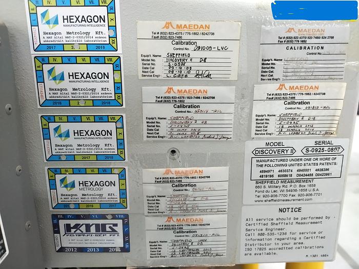 Used 2008 Sheffield Measurement Discovery II