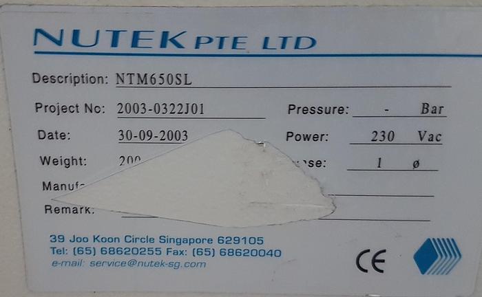 Használt 2003 Nutek NTM650SL