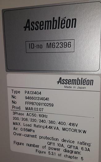 Used 2007 Assembléon PA131404