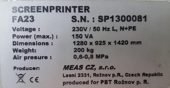 Used MEAS FA23