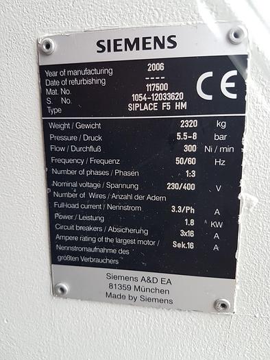 Used 2006 Siemens Siplace F5 HM