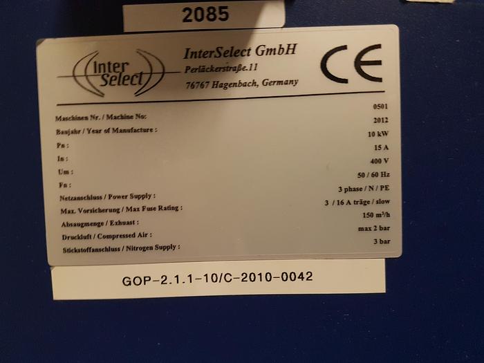 Used 2012 Inter Select IS-B-335