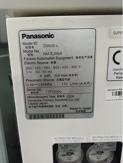 Used 2008 Panasonic CM602-A1