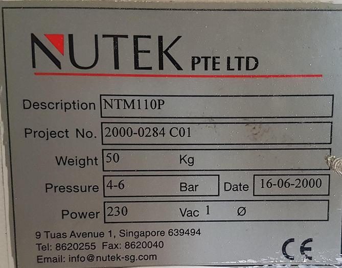 Used 2000 Nutek NTM110P