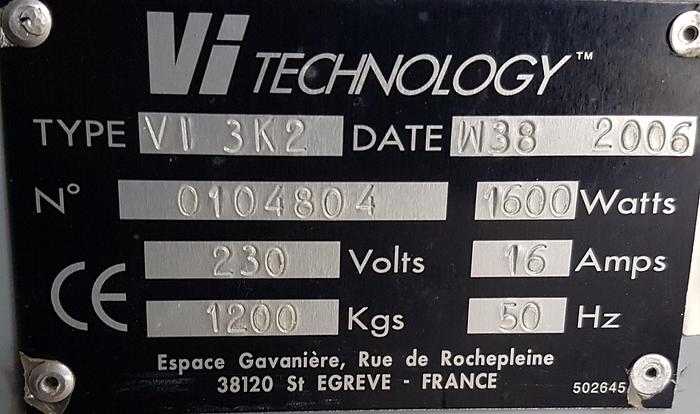 Used 2006 VI tech VI3K2