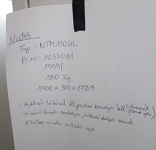 Használt 1999 Nutek NTM 110 UL