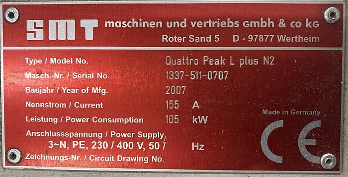 Used 2007 SMT Quattro Peak L plus N2