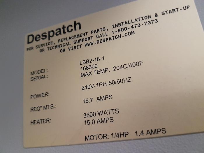 Used Despatch LBB2-18-1