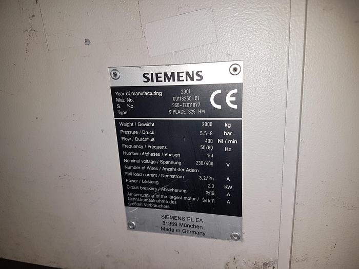 Használt Siemens Siplace S25 HM