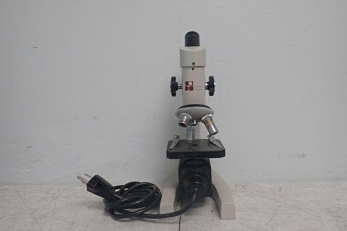 Used Southern Precision Instrument Model 1853 L Microscope w/ Objectives 4x, 10x, 40x