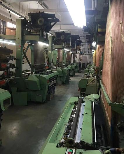Used 10 sets Muller MBJ2 Label weaving loom