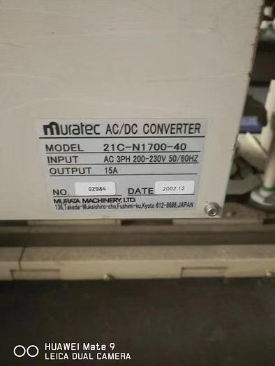Used 2002 Muratex 21C winder for fabric