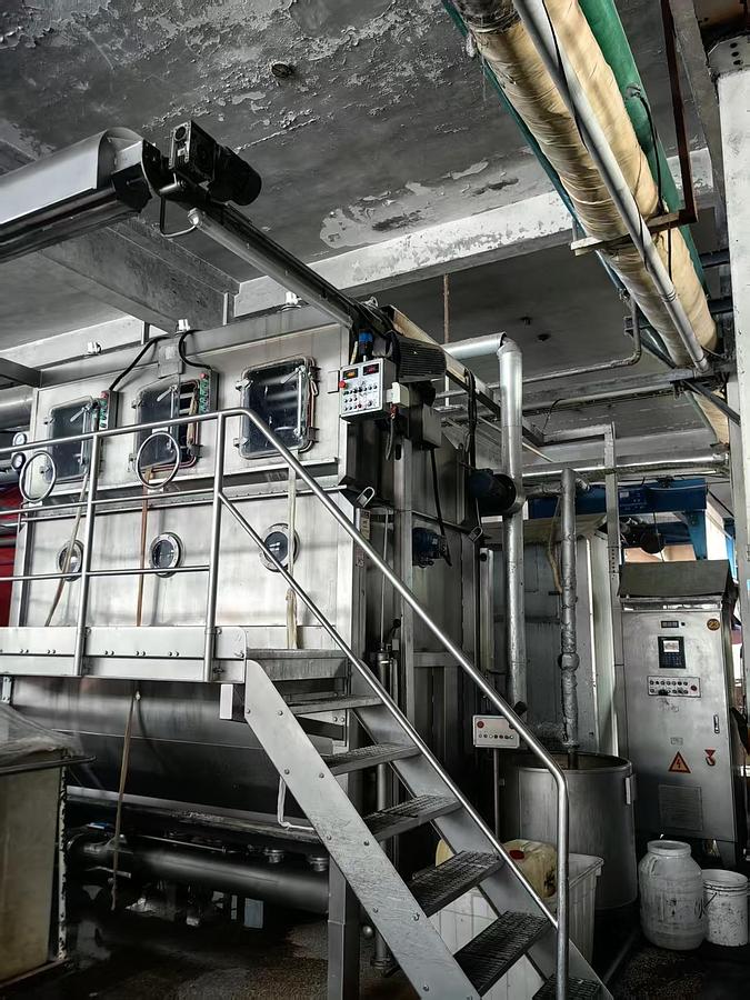 Used Fong's Towel Dyeing Machine for fabric