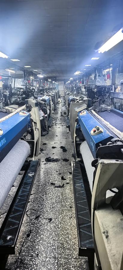 Used Picanol OptiMax rapier loom for fabric