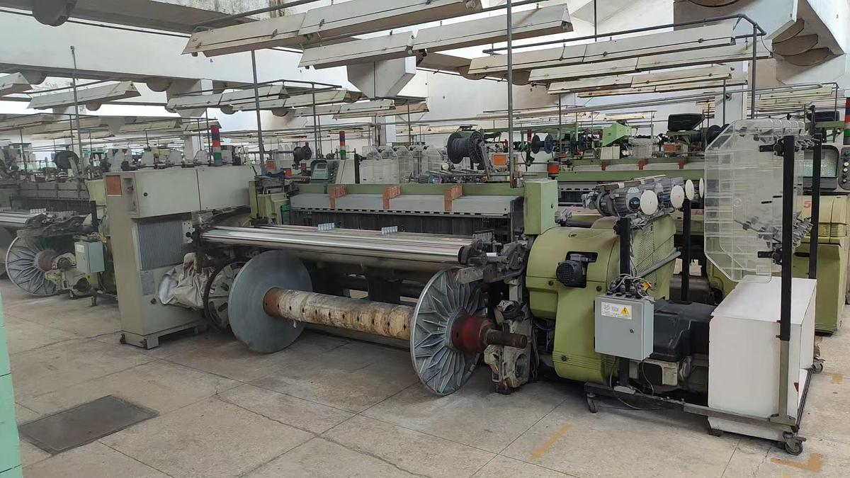 Used Somet Thema 11 Excel rapier loom for fabric