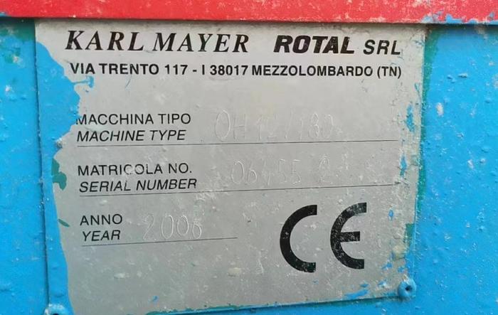 Used Karl Mayer Sizing Machine for fabric