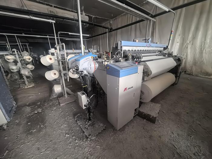 Used RIFA airjet loom for fabric
