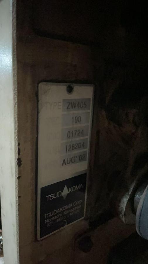 Used 2002 22 set Tsudakama ZW405 waterjet loom for fabric