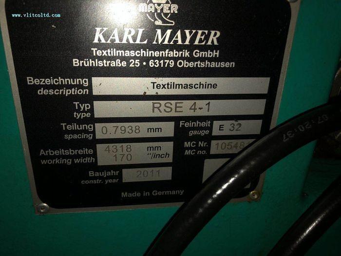 Used Karl Mayer Warp knitting machine