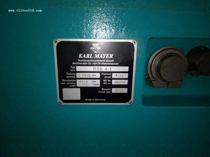 Used Karl Mayer Warp knitting machine