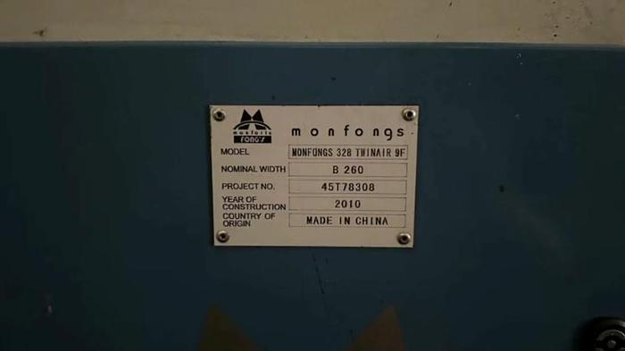 Used Monfongs stenter for fabric