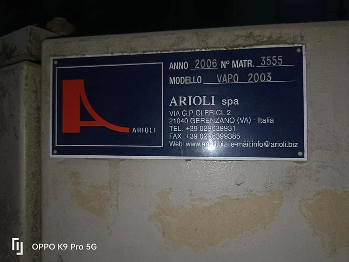 Used Arioli steamer for fabric