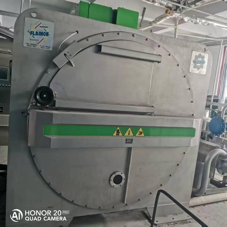 Used washing and drying machine for fabric