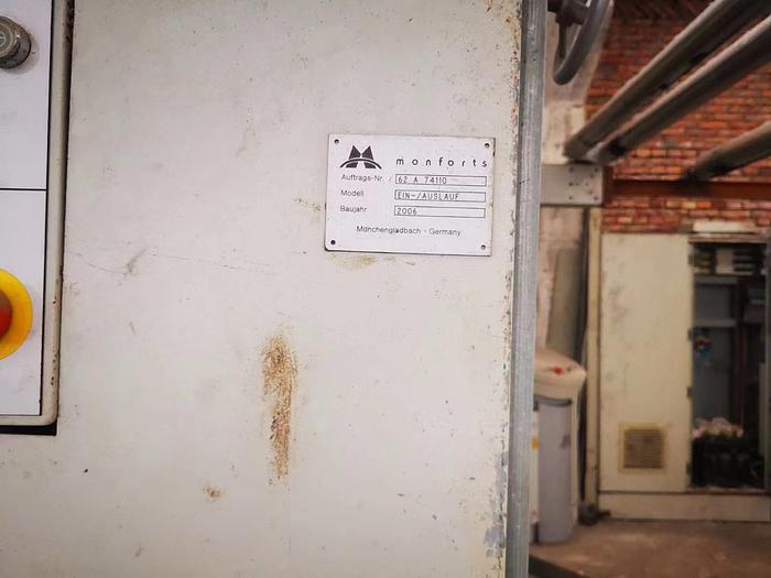 Used Monforts sanforizing machine for fabric