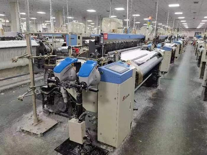 Used RIFA Airjet loom for fabric