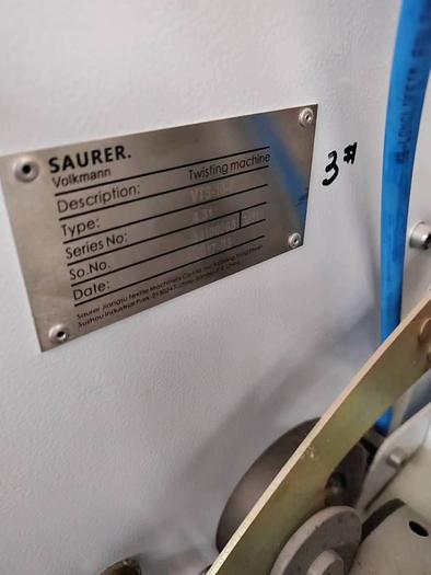 Used 10 sets Saurer VTS-10 Twisting machine for yarn