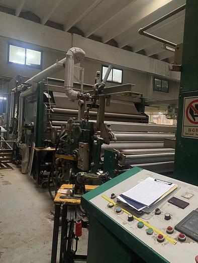 Used Monforts sanforizing machine for fabric