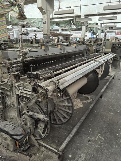 Used Somet Mythos air jet loom for fabric