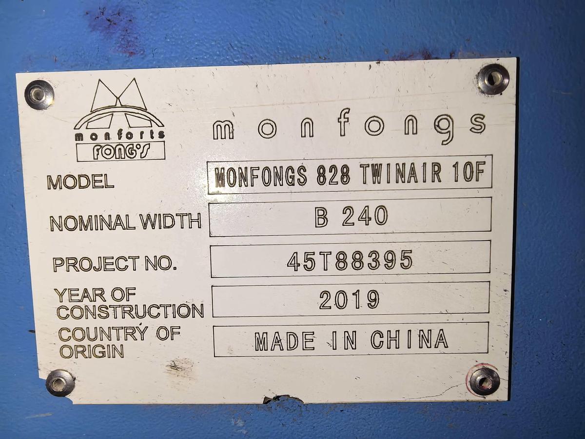 Used Monfongs stenter for fabric