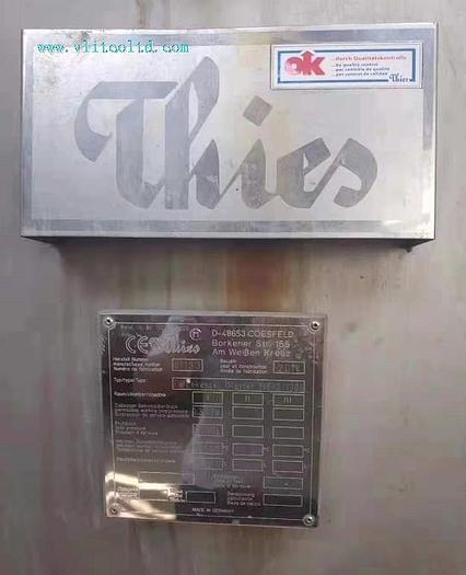 Used THIES FABRICS DYEING MACHINE