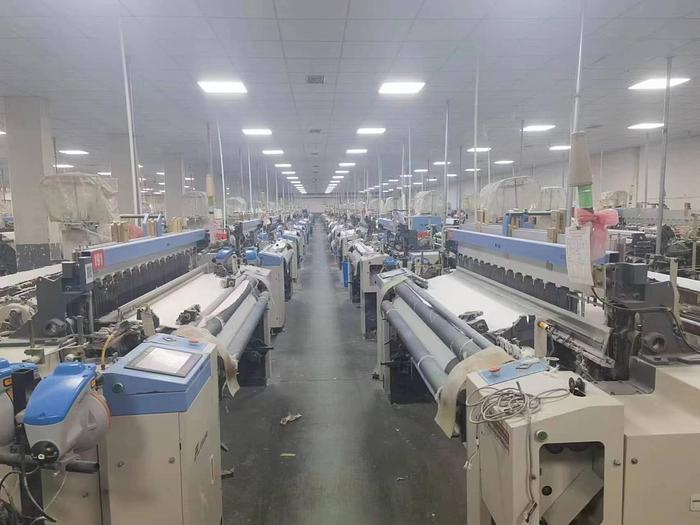 Used RIFA Airjet loom for fabric