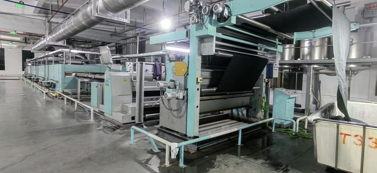 Used Monfongs stenter for fabric