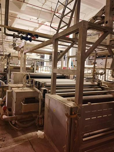 Used Link slitting machine for fabric