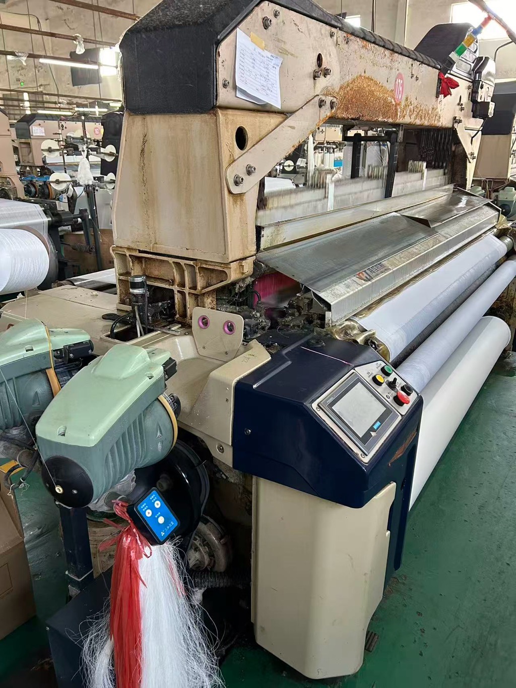 Used Chinese Haijia water jet loom for fabric