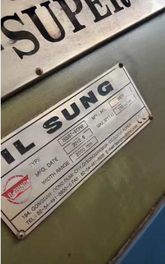 Used ILsung Sun-super stenter for fabric