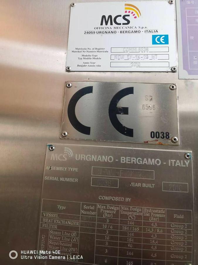 Used MCS Dyeing machine for fabric
