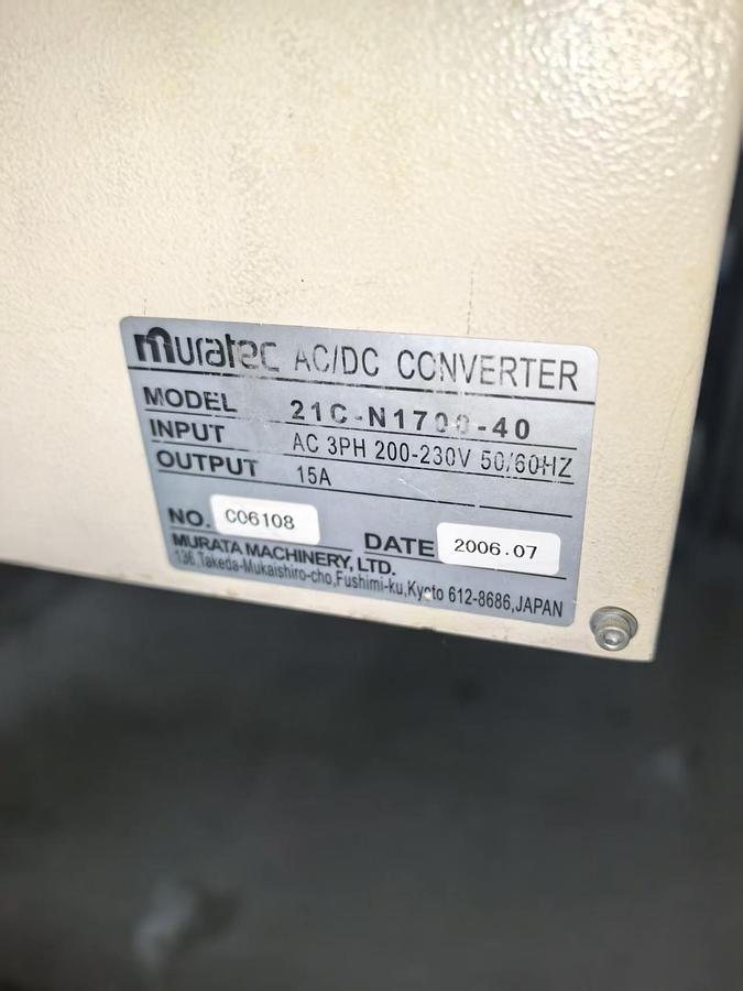 Used 17 sets Muratec 21C-S for yarn