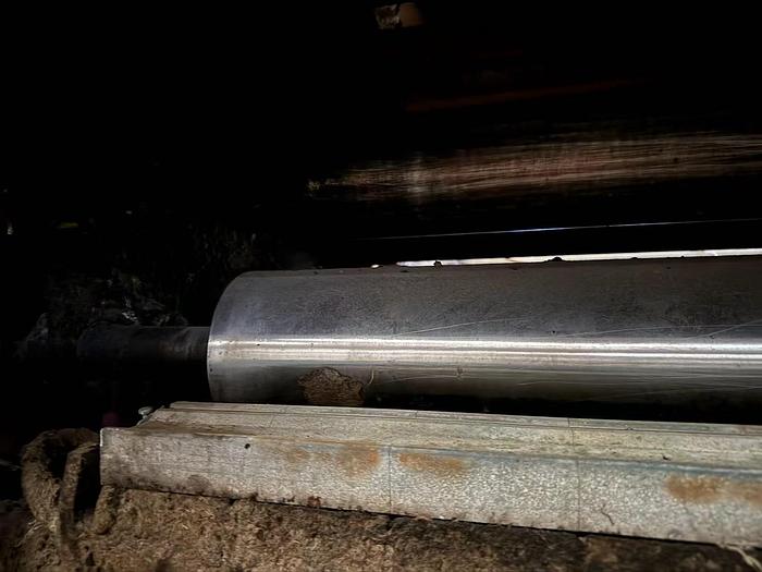 Used De Feng singeing machine for fabric